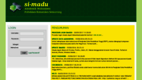 What Simadu.poltekkes-smg.ac.id website looked like in 2018 (5 years ago)