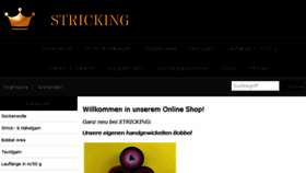 What Stricking.de website looked like in 2018 (5 years ago)