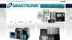 What Simatronik.sk website looked like in 2018 (5 years ago)