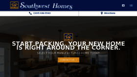 What Southwestmanufacturedhousing.com website looked like in 2018 (5 years ago)