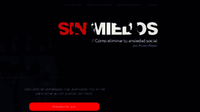 What Sinmiedos.club website looked like in 2018 (5 years ago)