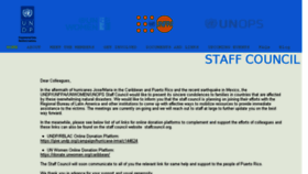 What Staffcouncil.org website looked like in 2018 (5 years ago)