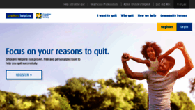 What Smokershelpline.ca website looked like in 2018 (5 years ago)