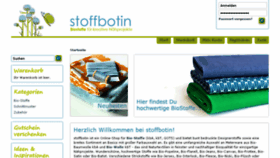 What Stoffbotin.de website looked like in 2018 (5 years ago)