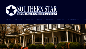What Southernstarroofing.com website looked like in 2018 (5 years ago)