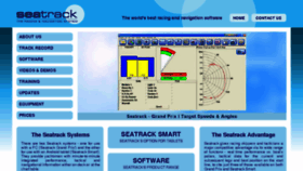 What Seatrack.co.uk website looked like in 2018 (7 years ago)