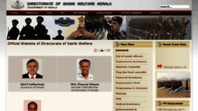 What Sainikwelfarekerala.org website looked like in 2018 (5 years ago)