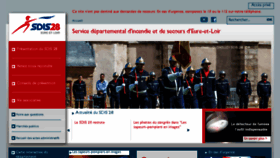 What Sdis28.fr website looked like in 2018 (5 years ago)