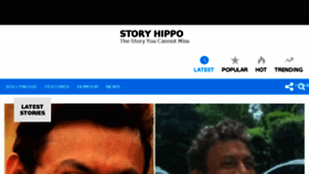 What Storyhippo.com website looked like in 2018 (5 years ago)