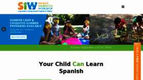 What Spanishiw.com website looked like in 2018 (5 years ago)