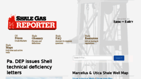 What Shalegasreporter.com website looked like in 2018 (5 years ago)