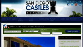 What Sandiegocastles.com website looked like in 2018 (5 years ago)