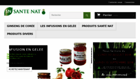 What Sante-nat.fr website looked like in 2018 (5 years ago)