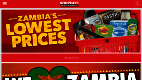 What Shoprite.co.zm website looked like in 2018 (5 years ago)