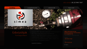 What Simea.hu website looked like in 2018 (5 years ago)