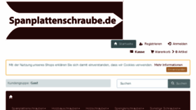 What Spanplattenschraube.de website looked like in 2018 (5 years ago)