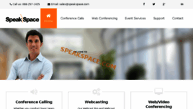 What Speakspace.com website looked like in 2018 (5 years ago)