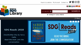 What Sdglibrary.ca website looked like in 2018 (5 years ago)