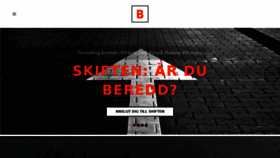 What Skiften.se website looked like in 2018 (5 years ago)