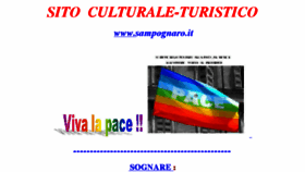 What Sampognaro.it website looked like in 2018 (7 years ago)