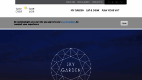 What Skygardentickets.com website looked like in 2018 (5 years ago)
