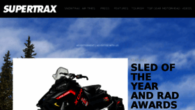 What Supertraxmag.com website looked like in 2018 (5 years ago)