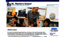 What Stmartinsschool.org website looked like in 2018 (5 years ago)