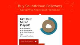 What Soundviral.com website looked like in 2018 (5 years ago)