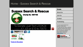 What Sussar.org website looked like in 2018 (5 years ago)