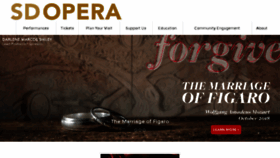 What Sdopera.com website looked like in 2018 (5 years ago)