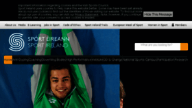 What Sportireland.ie website looked like in 2018 (5 years ago)