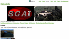 What Sgai.com website looked like in 2018 (5 years ago)