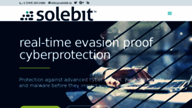 What Solebit.io website looked like in 2018 (5 years ago)