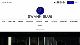 What Swankblue.com website looked like in 2018 (5 years ago)