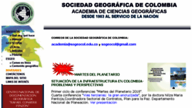 What Sogeocol.edu.co website looked like in 2018 (6 years ago)