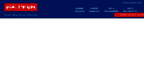 What Skifun.rs website looked like in 2018 (5 years ago)