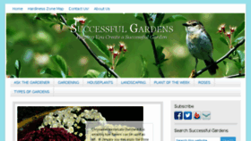 What Successfulgardens.com website looked like in 2018 (5 years ago)