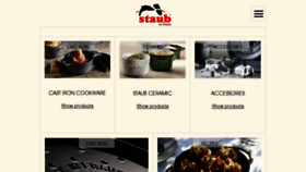 What Staub.fr website looked like in 2018 (5 years ago)