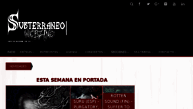 What Subterraneoheavy.com website looked like in 2018 (5 years ago)