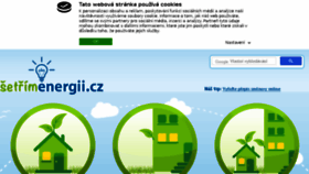 What Setrimenergii.cz website looked like in 2018 (5 years ago)
