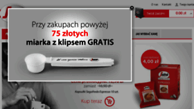 What Sklepsegafredo.pl website looked like in 2018 (5 years ago)