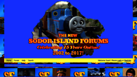 What Sodorislandforums.com website looked like in 2018 (5 years ago)