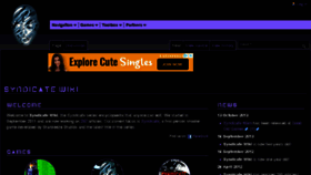 What Syndicatewiki.com website looked like in 2018 (5 years ago)