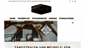 What Straalstudio.be website looked like in 2018 (5 years ago)