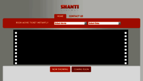 What Shanticinemas.com website looked like in 2018 (5 years ago)