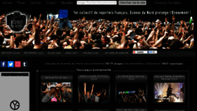 What Scenesdunord.fr website looked like in 2018 (5 years ago)