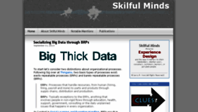 What Skilfulminds.com website looked like in 2018 (5 years ago)