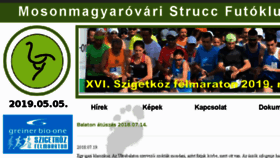 What Struccfutoklub.hu website looked like in 2018 (5 years ago)