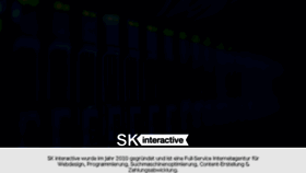 What Sk-interactive.com website looked like in 2018 (7 years ago)