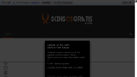 What Skinscsgratis.com website looked like in 2018 (5 years ago)